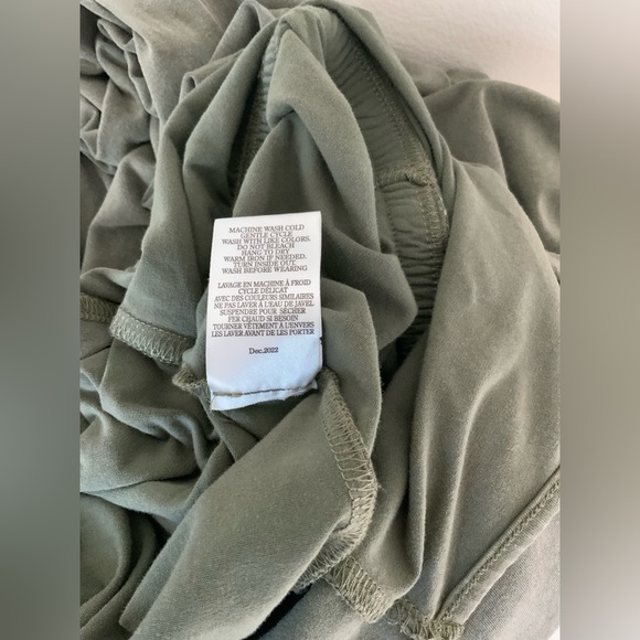 Olive Green Sleeveless Jumpsuit - Picture 7 of 8